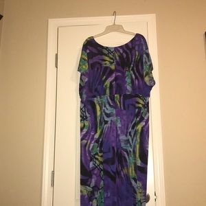 Avenue colorful floor length dress